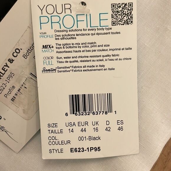 PROFILE BY GOTTEX BIKINI BOTTOM. NEW - Picture 3 of 7